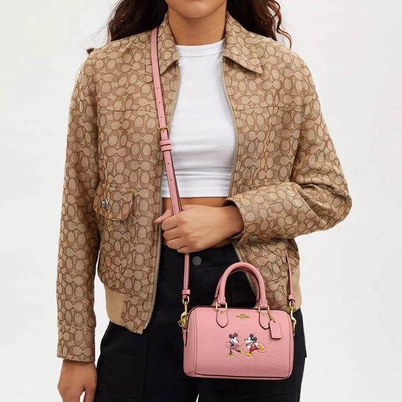 Disney X Coach Mini Rowan Crossbody With Ice Skate Motif - Picture 4 of 5